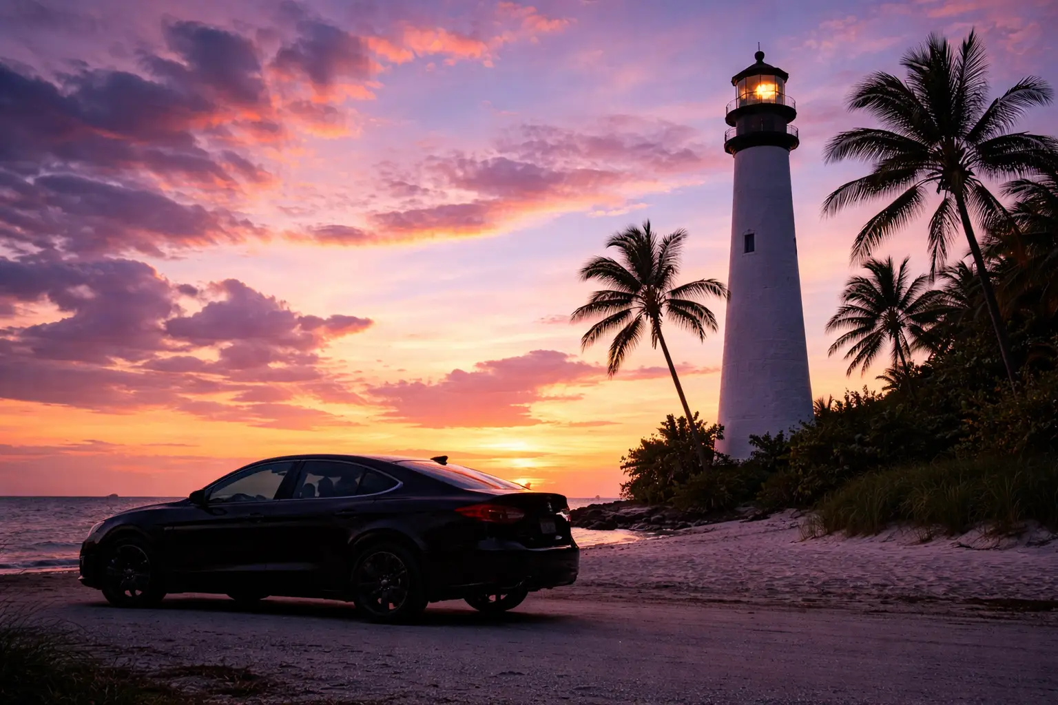 Strada costiera di Miami e consigli di guida